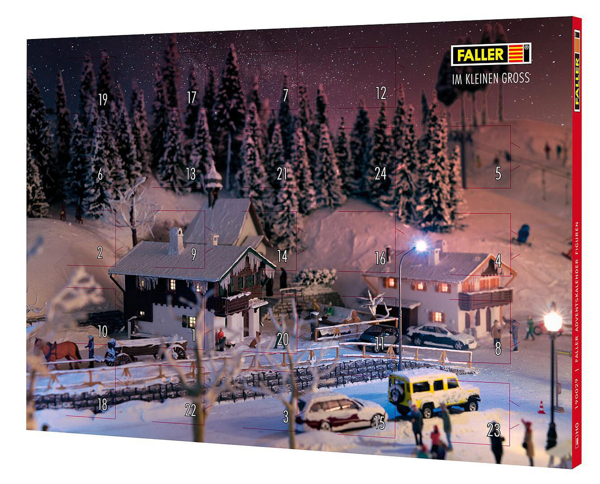 Faller 190029 Figures Advent Calendar For OO/HO