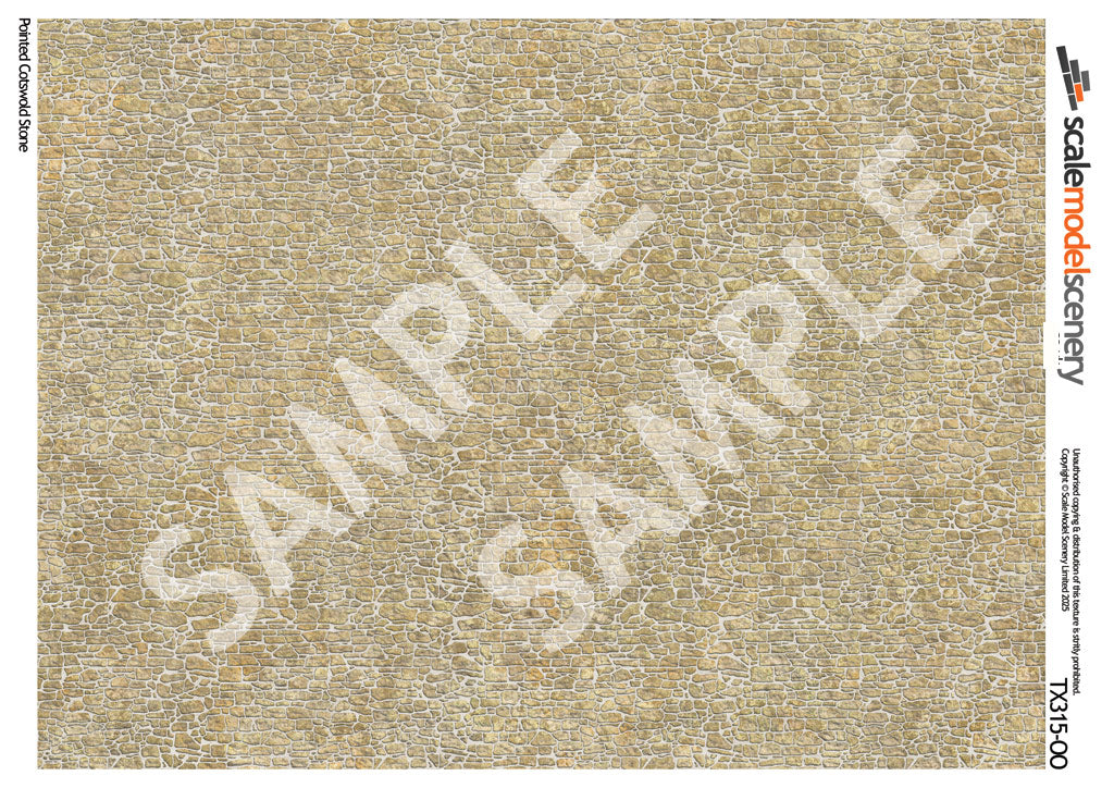 TX315-OO Pointed Cotswold Stone (Pack of 5) - OO/4mm/1:76