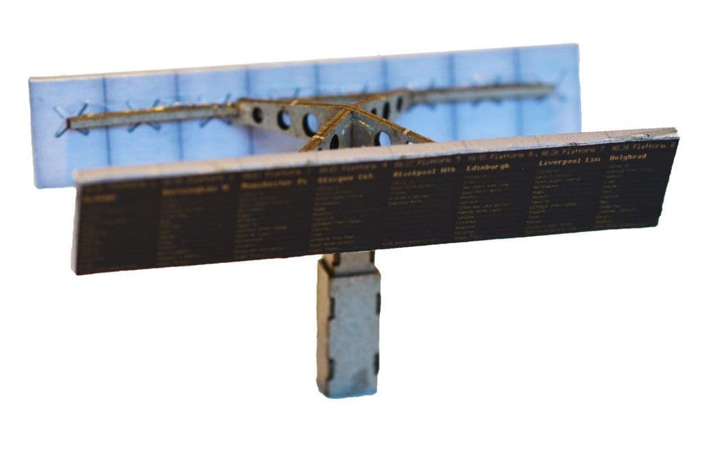 AX014-OO Next Train Indicators/Displays & Platform Clocks OO/4mm/1:76