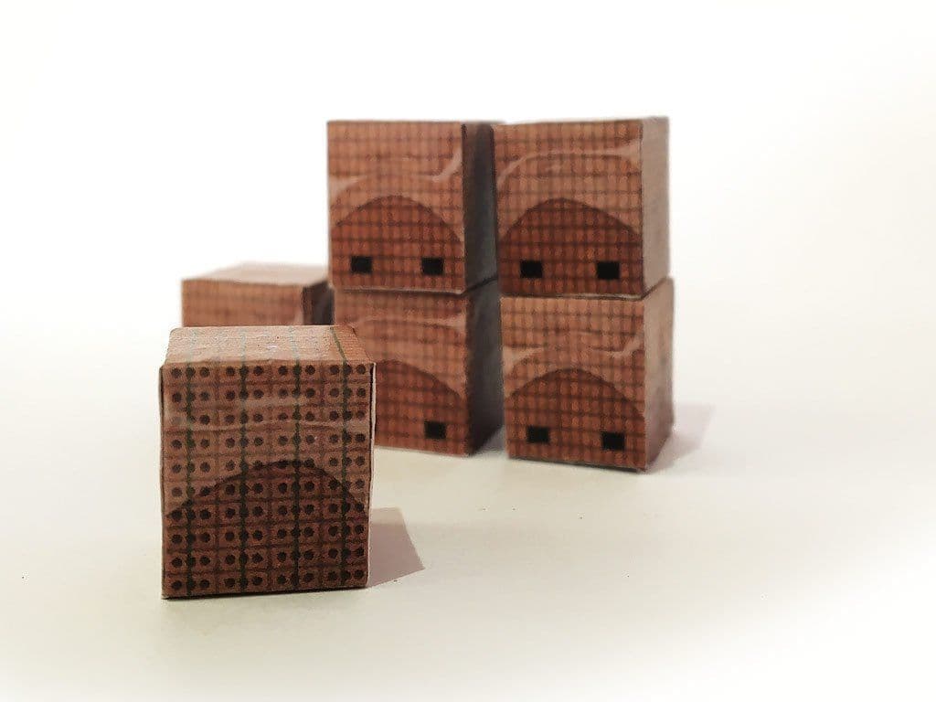 AX030-OO Palletised Loads Set 3 Red Bricks (Pack of 12) OO/4mm/1:76