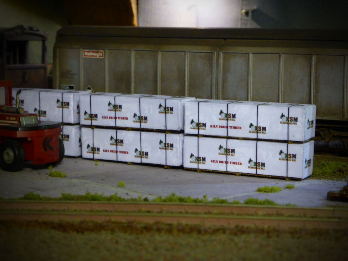 AX035-OO Wrapped Timber Loads Set 1 (Pack of 6) OO/4mm/1:76