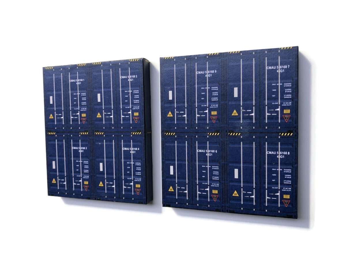 AX146-OO Low Relief Stacked Shipping Containers (End View)- OO/4mm/1:76