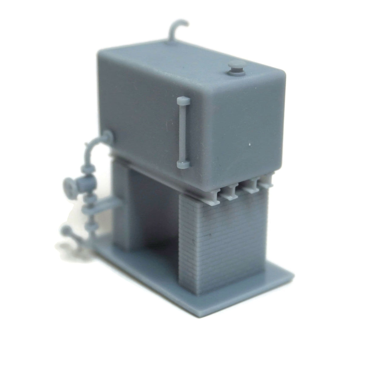 AX197-OO Oil / Fuel Tank On Brick Pillars - OO/4mm/1:76