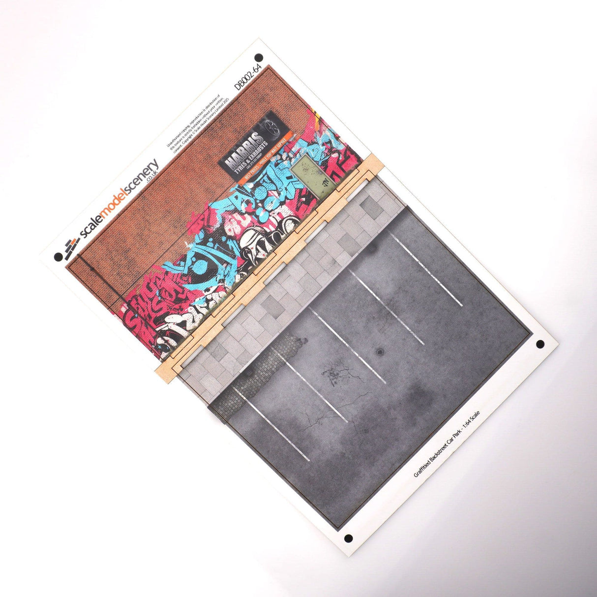 Backstreet Car Park Diecast Diorama Display Base - Choice Of Scales