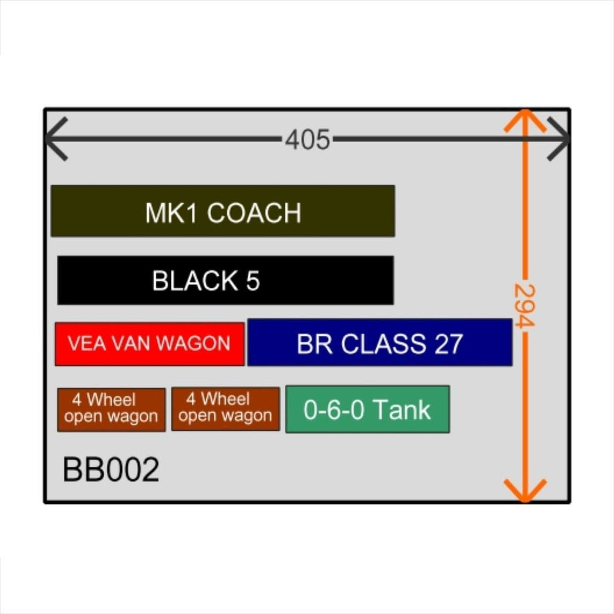BB002 Diorama Baseboard Large Centre