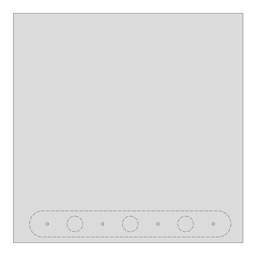 BB030-E Modular Baseboard Small Backscene Board