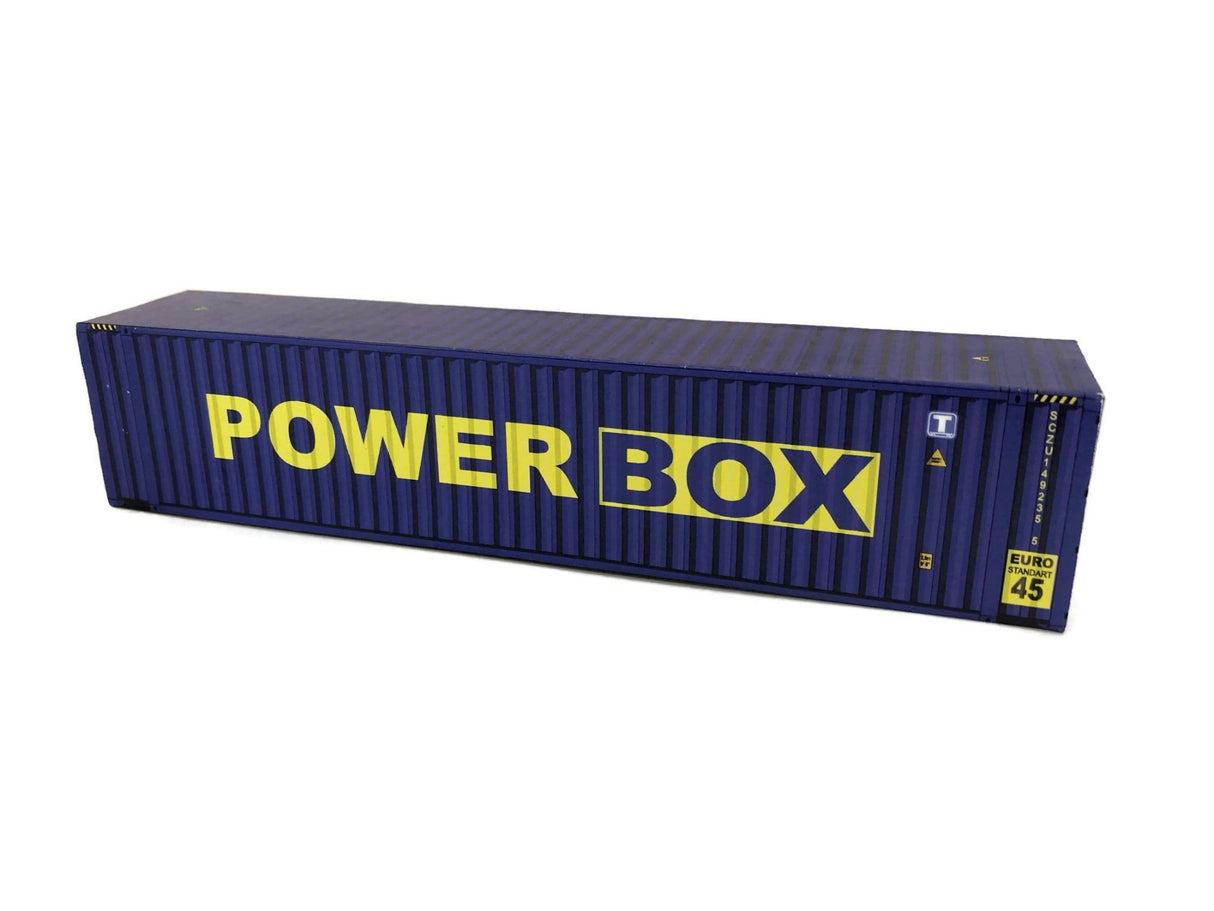 CT004-OO Powercube 45ft HiCube Shipping Container Card Kit (Pack of 2) - OO/4mm/1:76