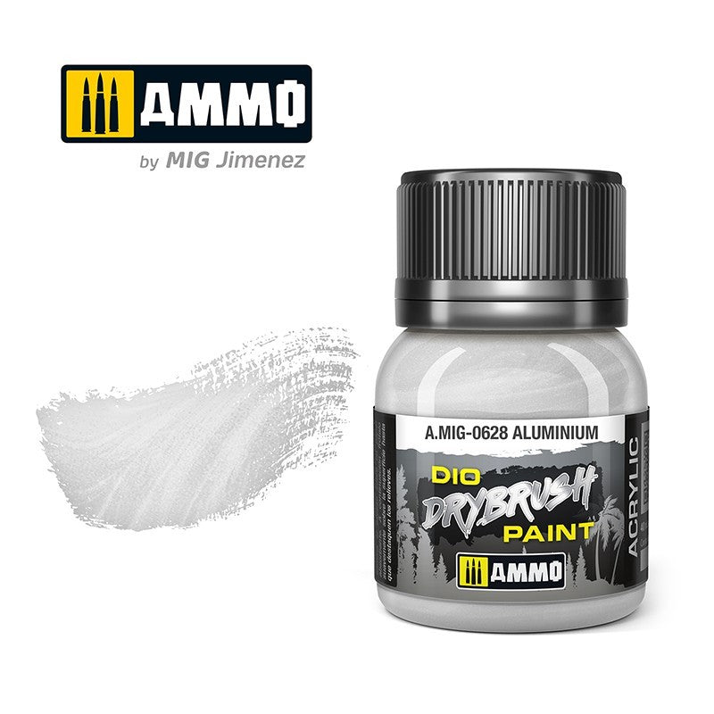 AMMO Dio Dry Brush Acrylic Paints by Mig Jimenez - Range of 54 Colours