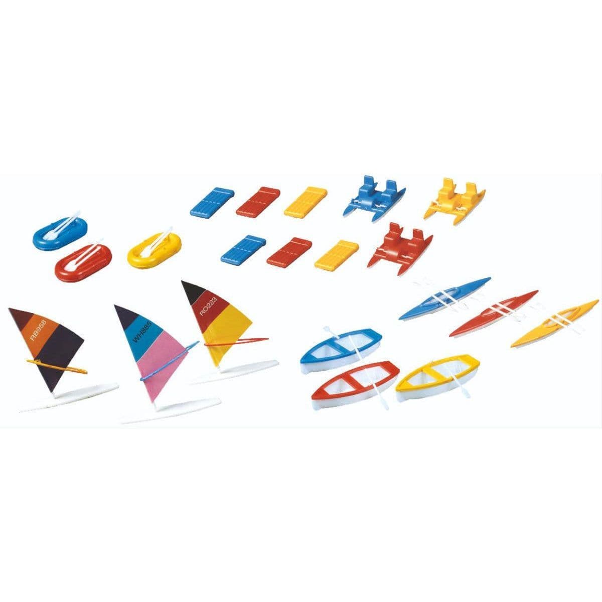 Faller 130283 Assorted Boats & Windsurfing Boards - OO/4mm/1:76