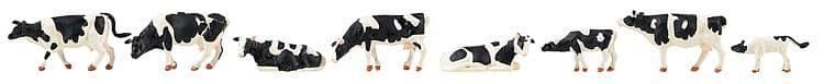 Faller 151904 Friesian Cows (Pack of 8) OO/HO