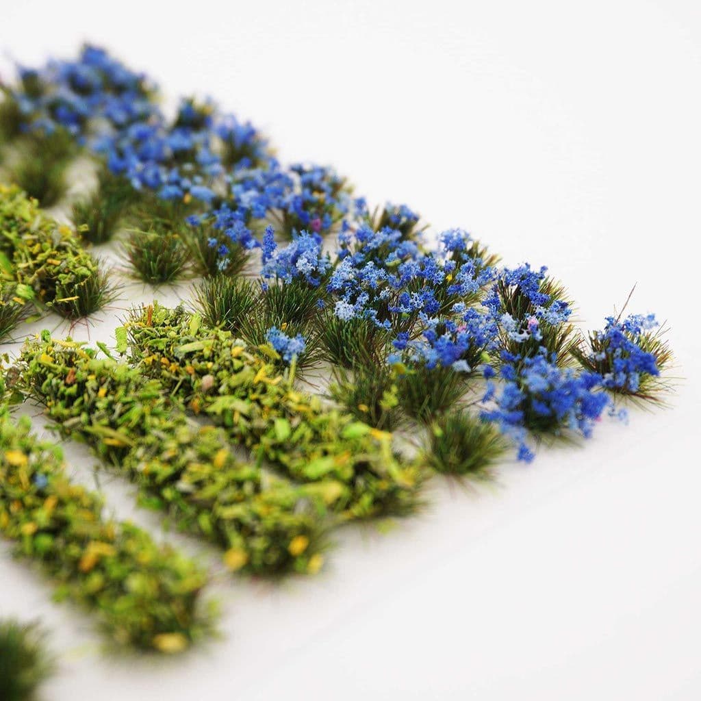 FB027 Blue Flower & Hedge Mix