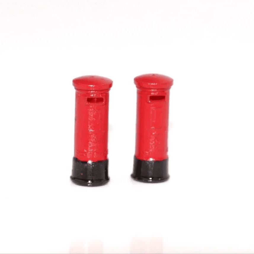 Gaugemaster GM462 Post Boxes (Pack of 2) - OO/4mm/1:76