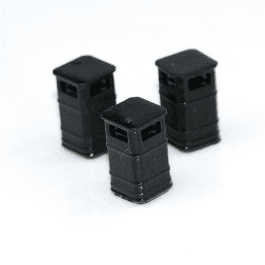 Gaugemaster GM464 Litter Bins (Pack of 3) - OO/4mm/1:76