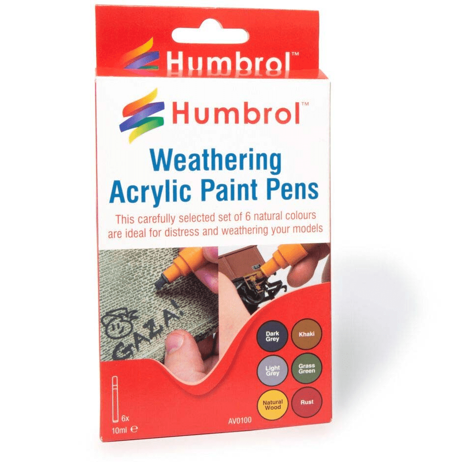 Humbrol AV0100 Weathering Pens Set