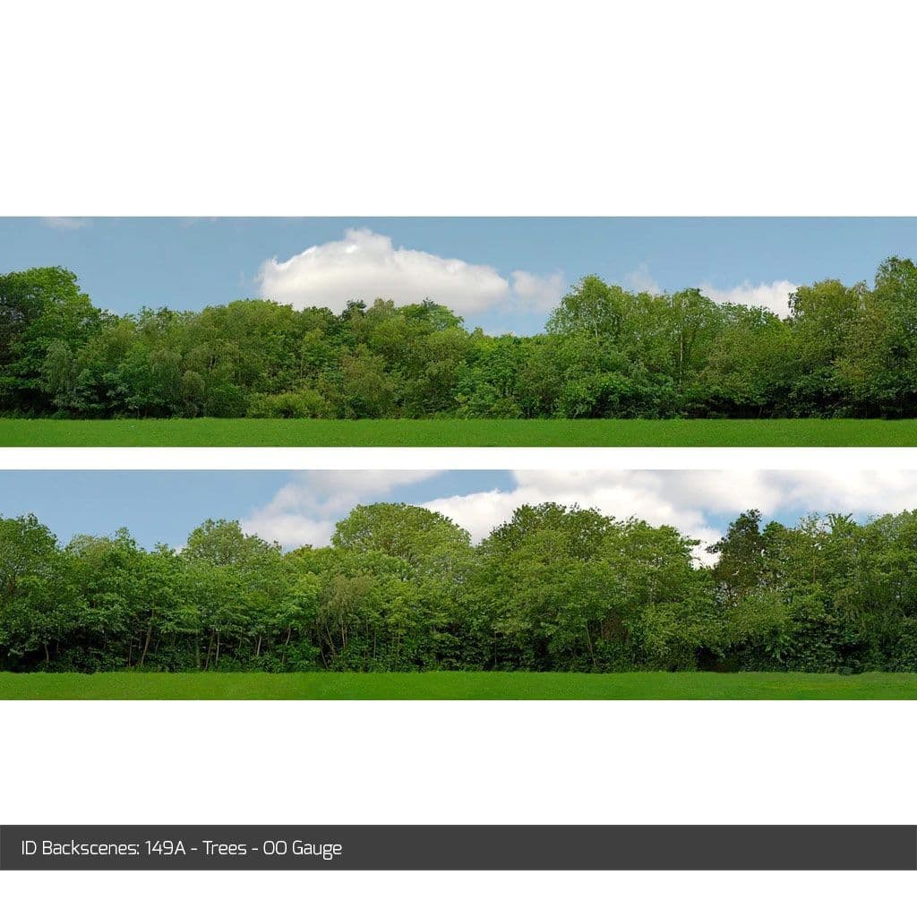 ID Backscenes 149A Trees OO/HO 15" Backscene
