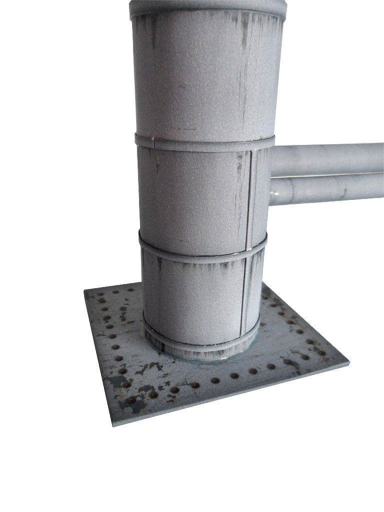 KX032-OO Modern Industrial Chimney Kit OO/4mm/1:76