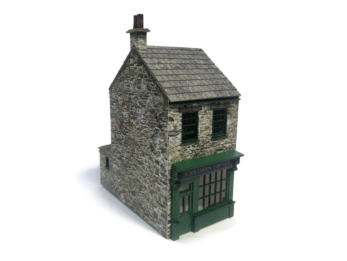 KX066-OO Period Terraced Shop (Full Kit) - OO/4mm/1:76