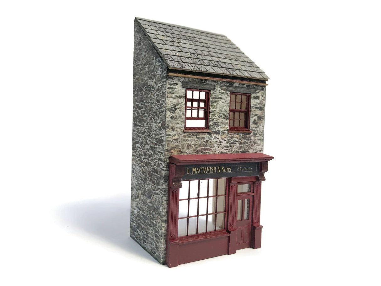 KX069-OO Low Relief Period Terraced Shop - OO/4mm/1:76