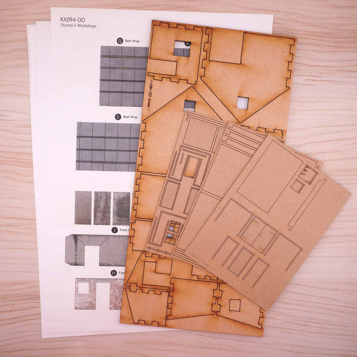 KX094-OO Stoney's Workshops (Set of 3 Buildings) - OO / 4mm / 1:76
