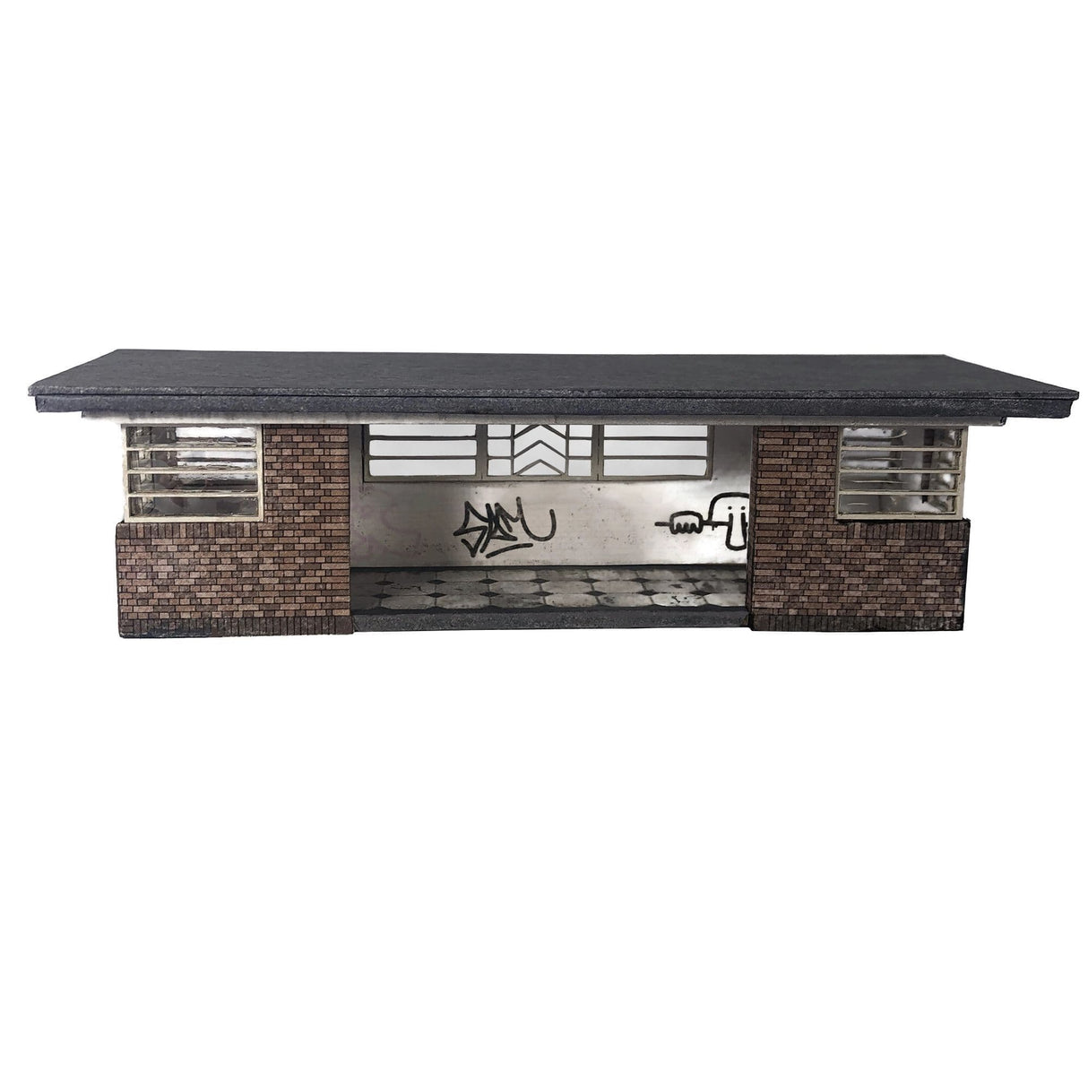KX097-OO 1930's Art Deco Bus/Tram Shelter - OO / 4mm / 1:76
