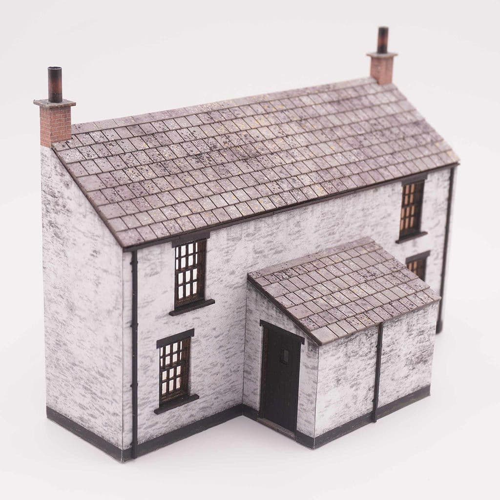 KX116-OO Low Relief Workers Cottages (Backs) - OO/4mm/1:76