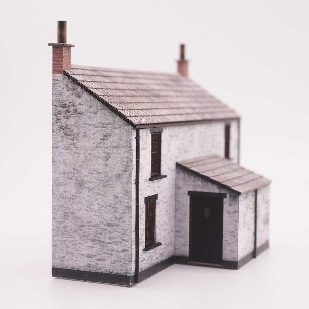 KX116-OO Low Relief Workers Cottages (Backs) - OO/4mm/1:76
