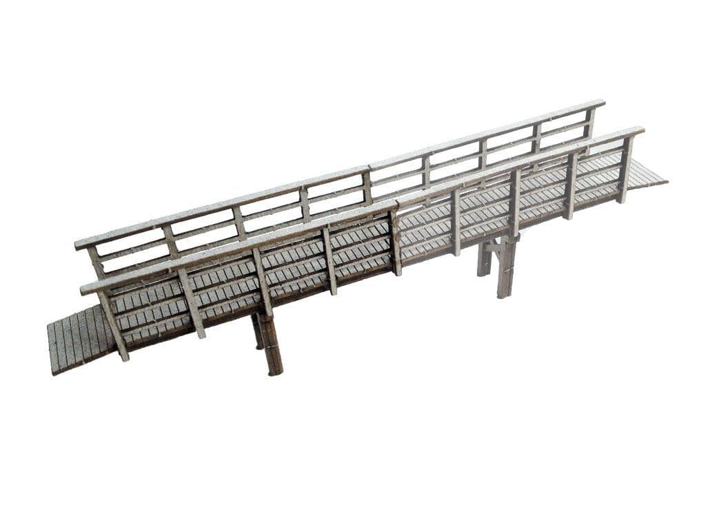 LX027-OO Laser Cut Small Footbridge Extension OO/4mm/1:76