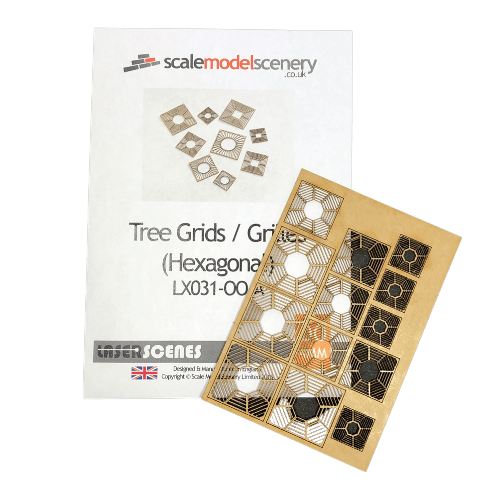 LX031-OO Laser Cut Decorative Tree Grids/Grilles OO/N/O