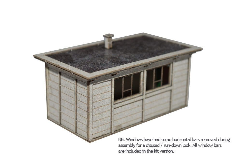 LX032-OO Laser Cut LNER Sectional Concrete Hut (Pack of 2) OO/4mm/1:76