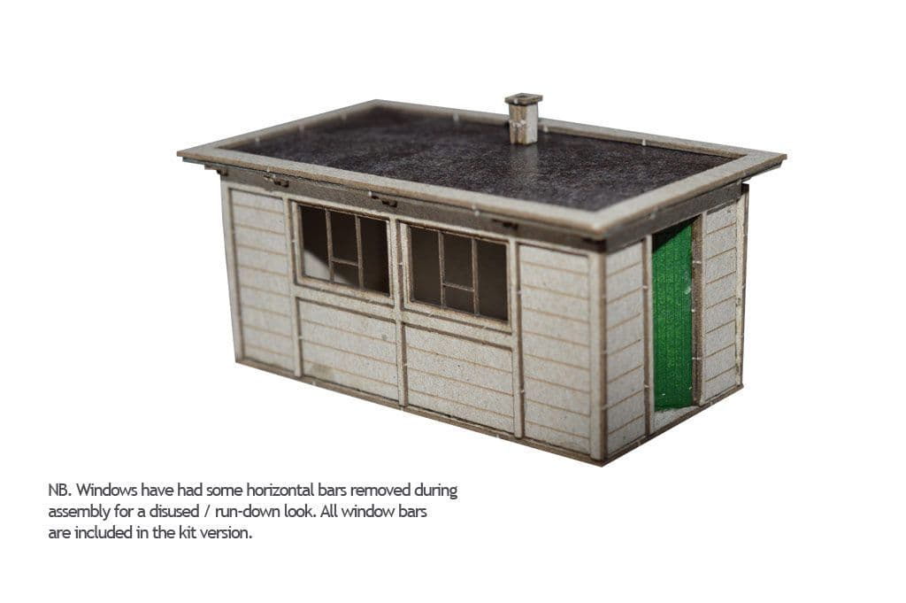 LX032-OO Laser Cut LNER Sectional Concrete Hut (Pack of 2) OO/4mm/1:76