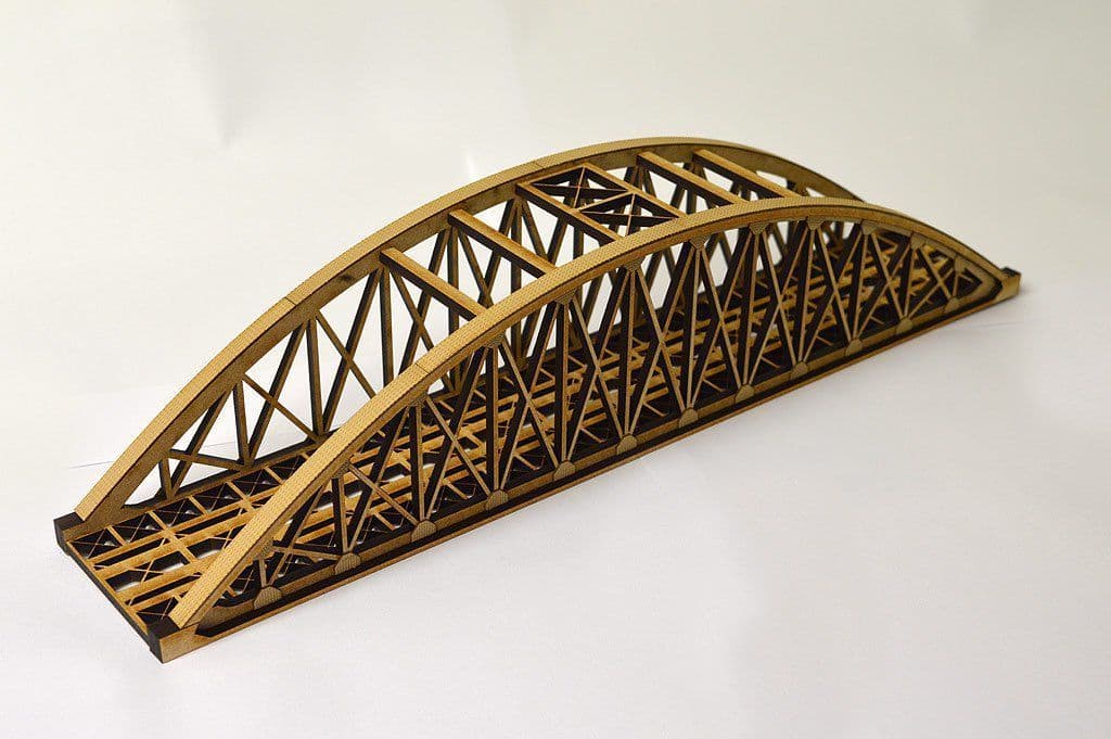 LX036-N Single Track Bowstring Bridge N/2mm/1:148