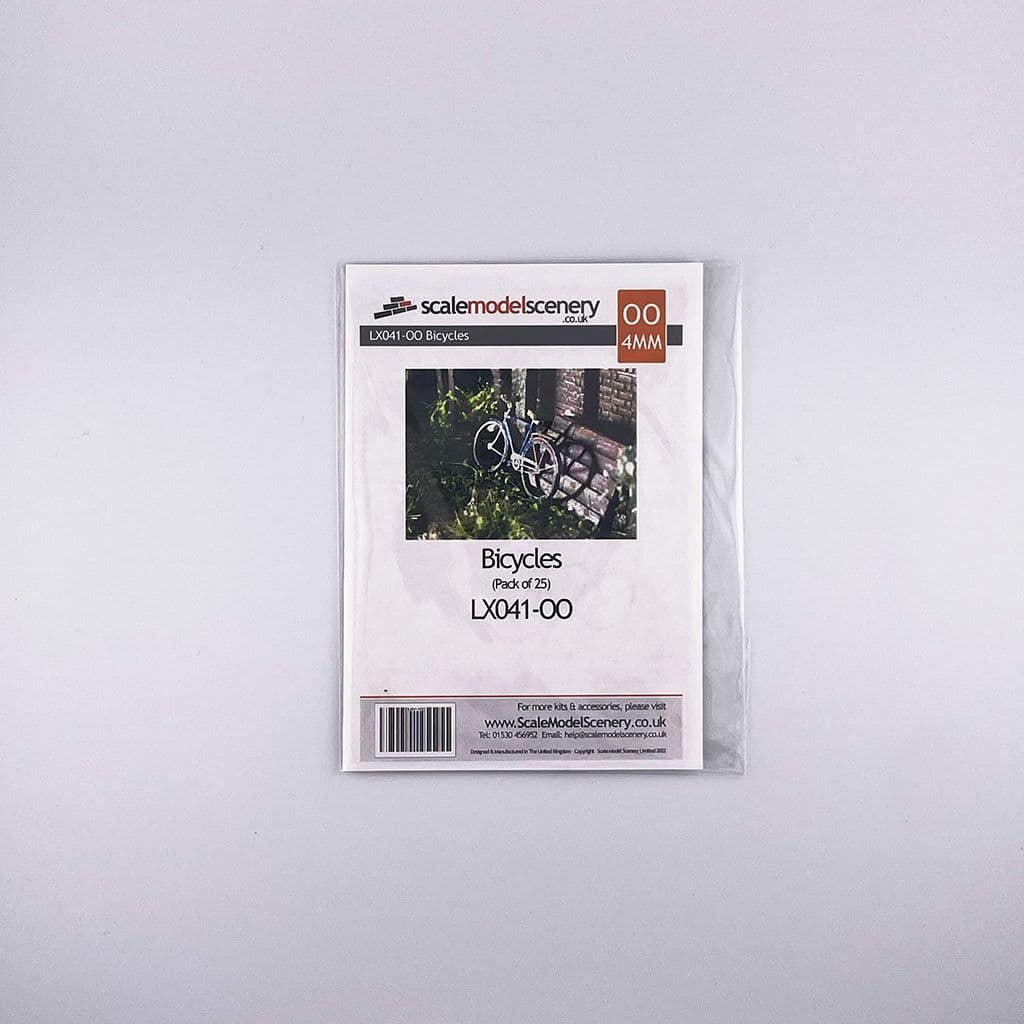 LX041-OO Bicycles (Pack of 25) OO/4mm/1:76
