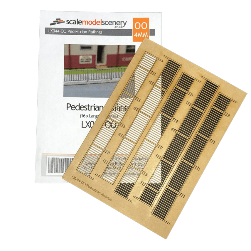 LX044-OO Laser Cut Pedestrian Railings OO/4mm/1:76