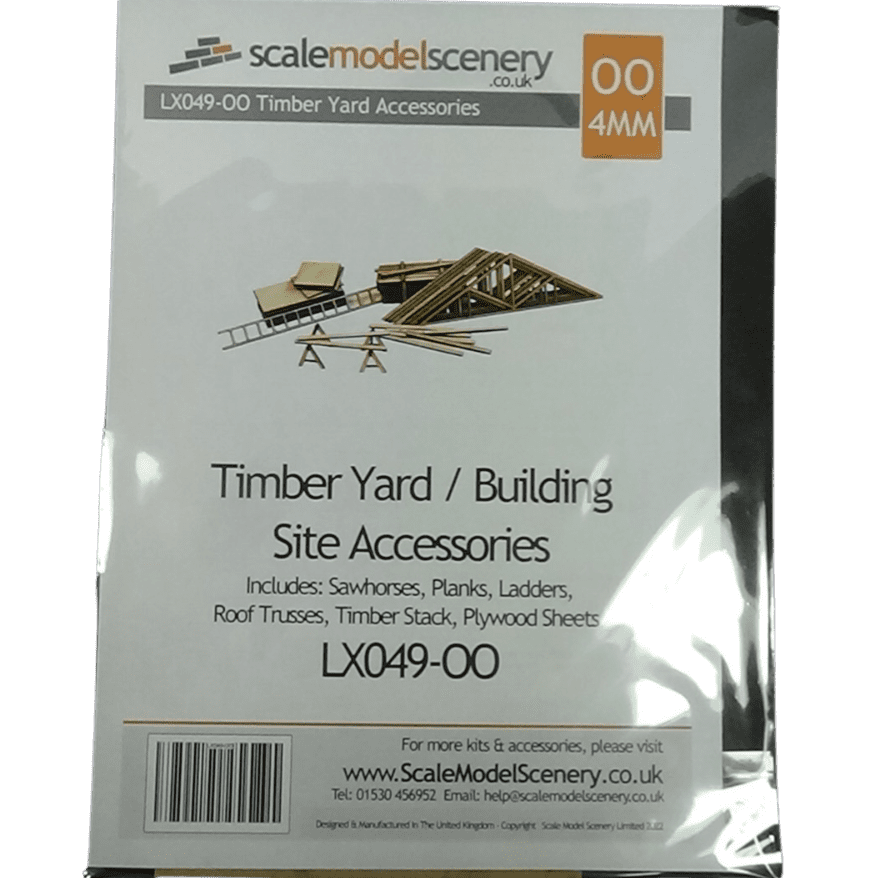 LX049-OO Timber Yard & Building Site Accessories OO/4mm/1:76