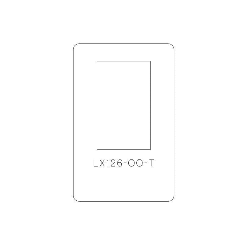 LX126-OO-T Large Sash Windows Cutting Template