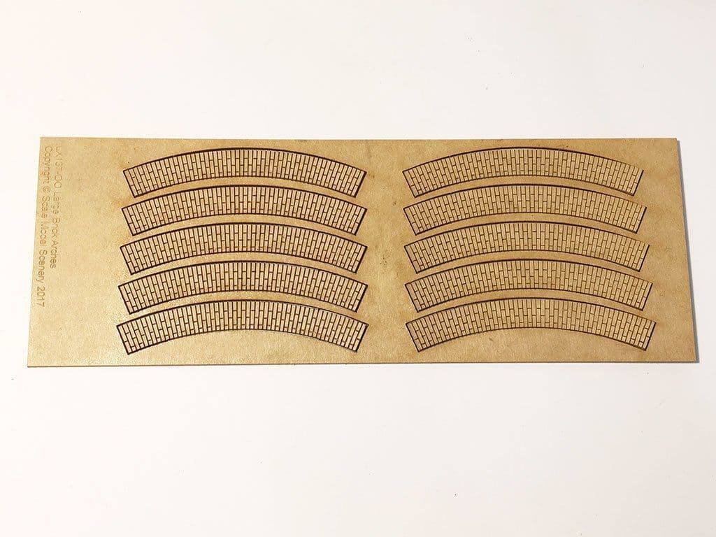 LX137-OO Large Brick Arches (Pack of 10) OO/4mm/1:76