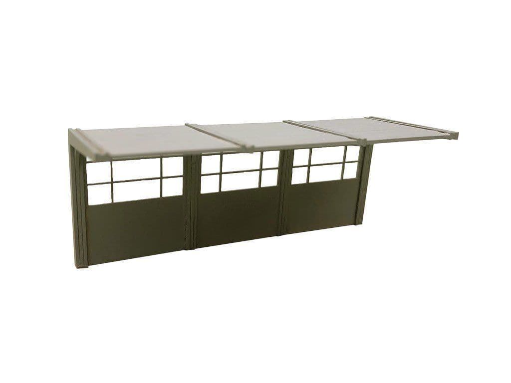 LX157-N 1960s/70's Modular Concrete Bus Shelters N/2mm/1:148