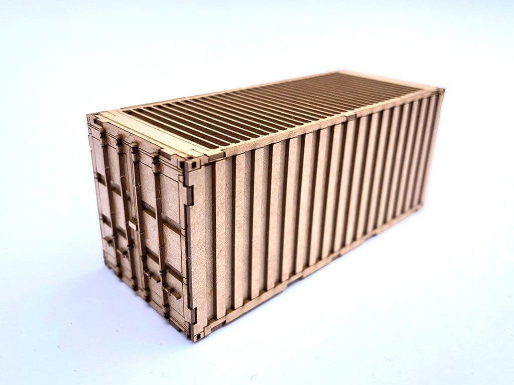 LX180-18 20ft Shipping Container Kit (Pack of 1) 1:18
