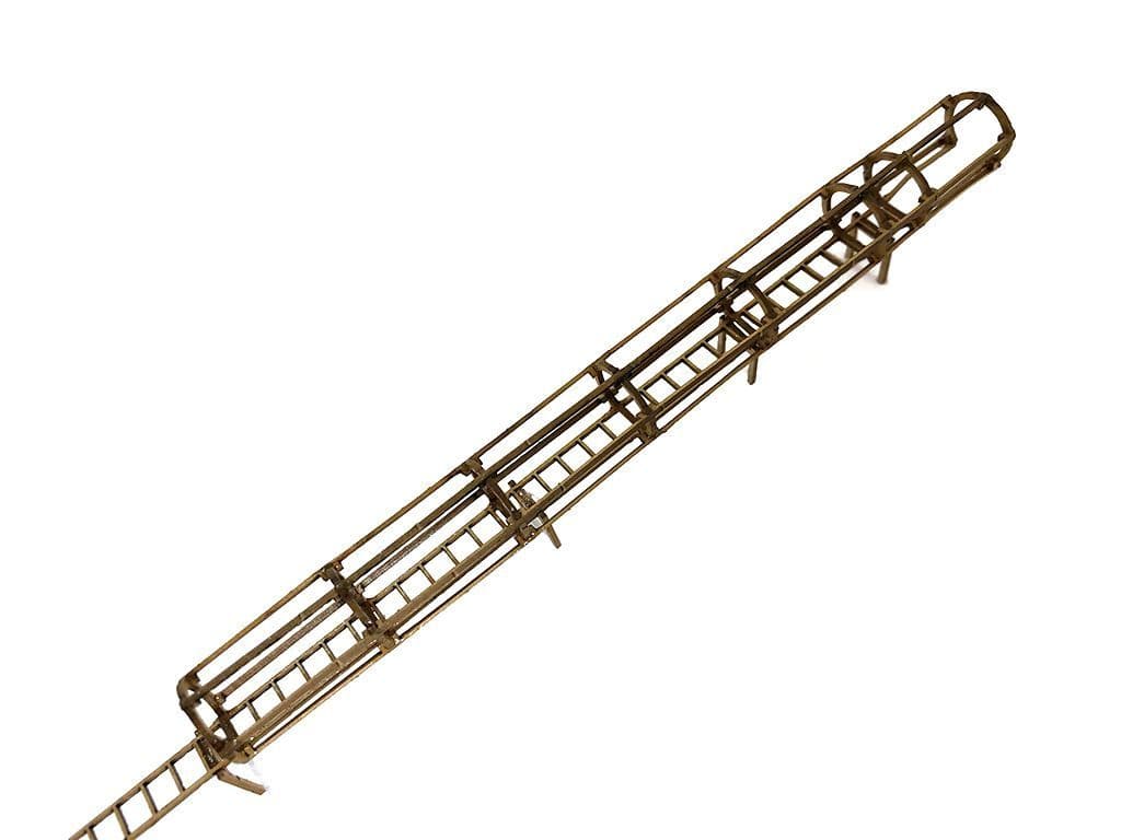 LX205-OO Industrial Ladders With Safety Cages (Pack of 2) - OO/4mm/1:76
