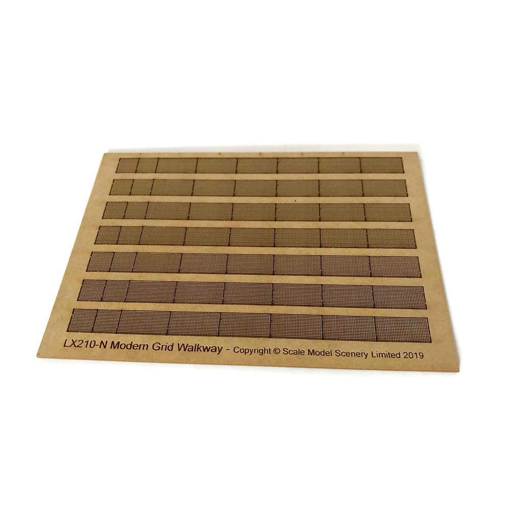 LX210-N Modern Trackside Walkway / Grating N/2mm/1:148