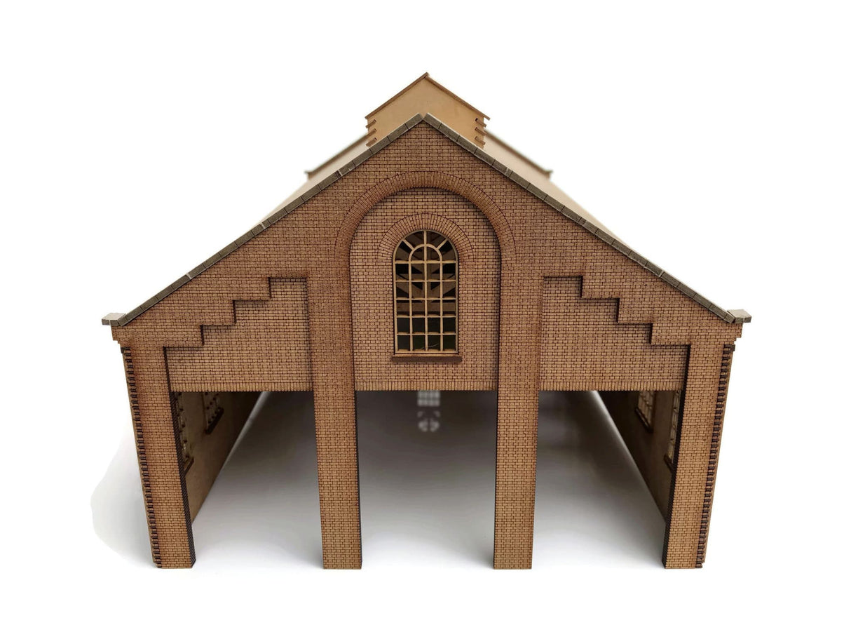 LX230-OO Three Track Engine Shed - OO/4mm/1:76