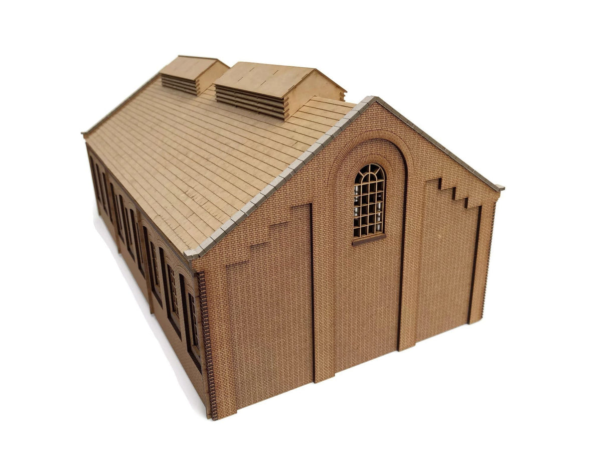 LX230-OO Three Track Engine Shed - OO/4mm/1:76
