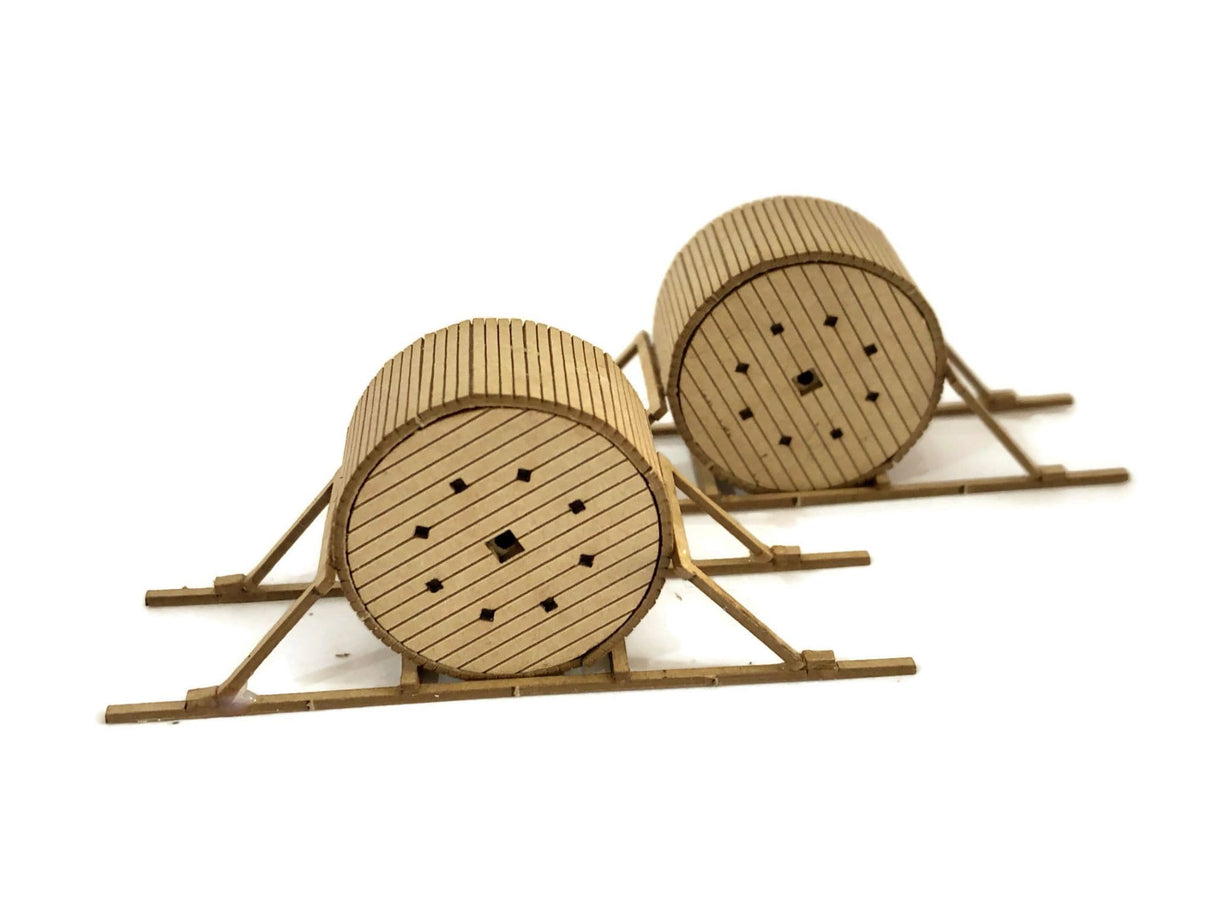 LX231-OO Large Cable Drums Wagon / Lorry Load - OO/4mm/1:76