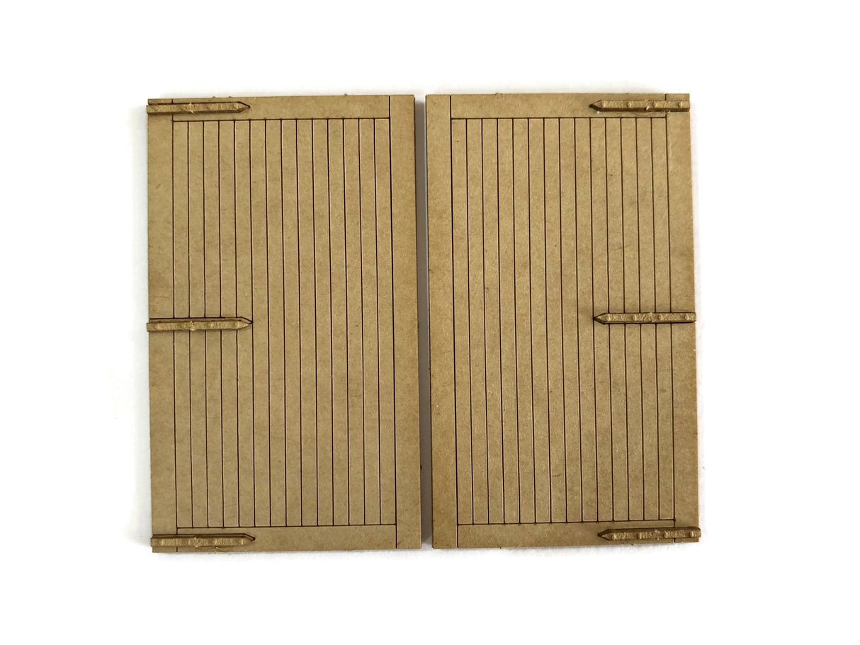 LX234-OO Goods Shed/Engine Shed Doors Set 2 OO/4mm/1:76