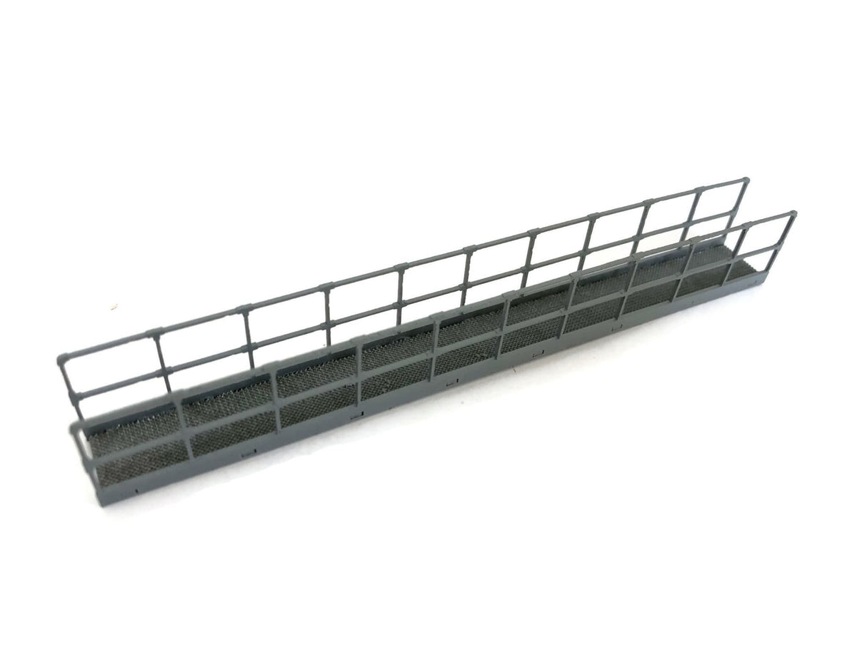 LX241-64 Laser Cut Industrial Walkways With Railings - 1:64