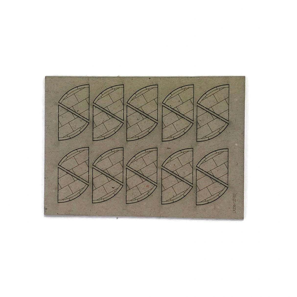 LX256-120 Grey Concrete Slabbed 60 Degree Pavement Corners (Pack of 20) - TT:120