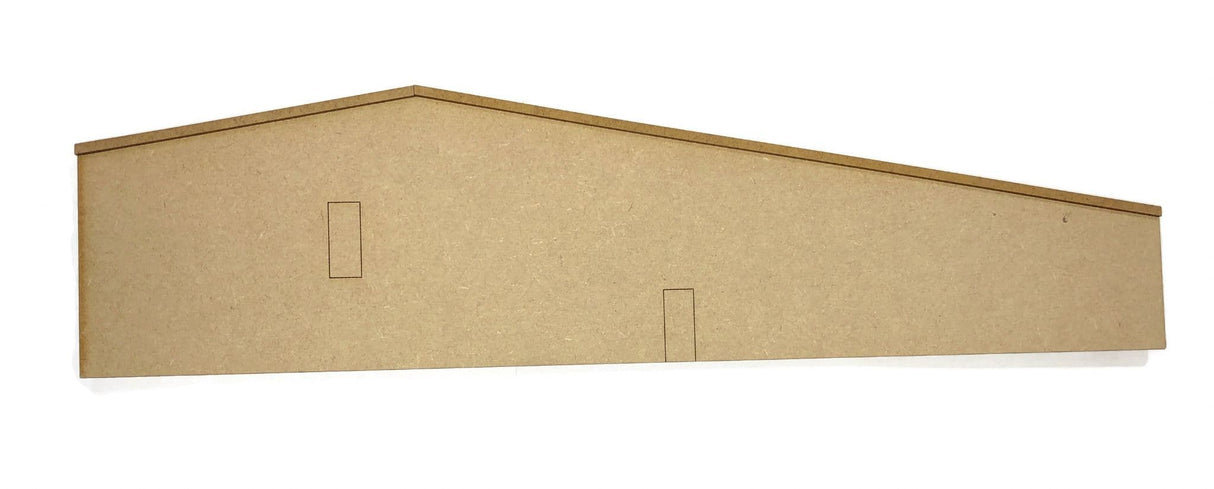 LX308-OO Ultra- Low Relief Industrial Unit / Warehouse End Wall Blanks (Set 1) - OO/4mm/1:76