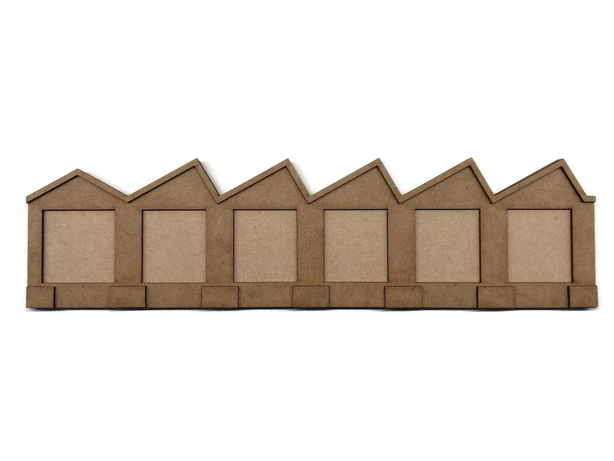 LX315-OO Ultra- Low Relief North Light Engine Shed / Wagon Works Side Wall (Pack Of 2) - OO/4mm/1:76