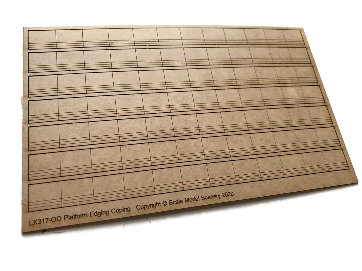 LX317-OO Network Rail Platform Coping (1008mm) - OO/4mm/1:76