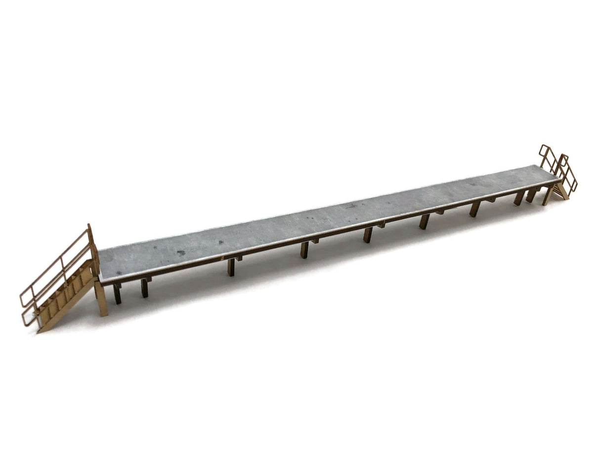 LX368-OO Locomotive Maintenance Platform (Concrete) - OO/4mm/1:76